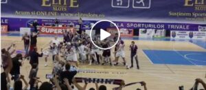 Video: Baschetbaliştii piteşteni au obţinut bronzul în Ligă. Atmosferă senzaţională după meci
