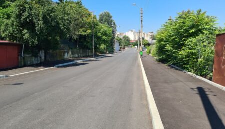S-au finalizat lucrările de reabilitare la o stradă din Pitești