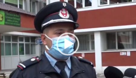 Video: Alarmă de incendiu într-un spital din Argeş, pacienţi evacuaţi