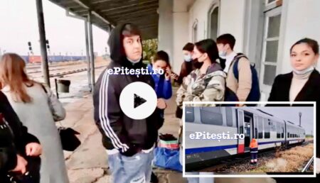 Video – Situație periculoasă: tren rămas fără frâne, la Golești