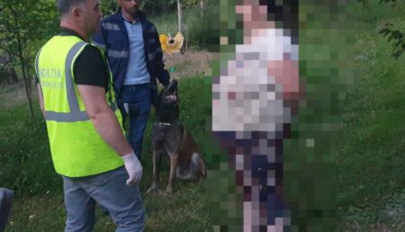 Un câine polițist de la IPJ Argeș a găsit o femeie dispărută