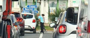 Cerşetor amendat de poliţiştii locali din Piteşti
