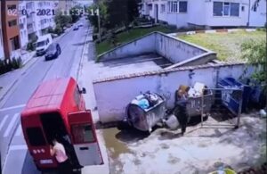 Video – La Mioveni, gunoiul se aruncă cu duba. Indivizi surprinși în fapt, în plină zi