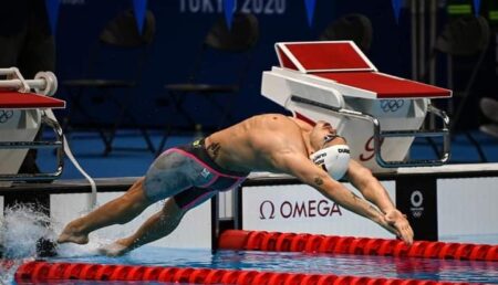 Înotătorul Robert Glință, pe locul 8 în finala olimpică de la Tokyo