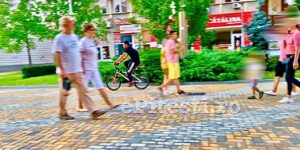 Video – Pitești/Bicicliștii amendați pe Strada Mare pietonală!