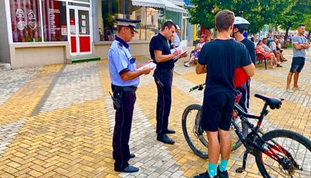 Video – Polițiștii locali, ”la vânătoare” de bicicliști rebeli în centrul Piteștiului