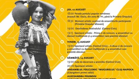 Astăzi debutează Festivalul – Concurs Național de Folclor ”Mioveni”!