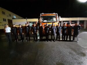Video: 11 pompieri de la ISU Argeş au plecat să stingă incendiile din Grecia
