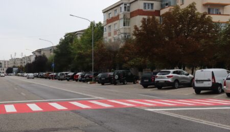 O nouă trecere de pietoni pe Bulevardul Dacia