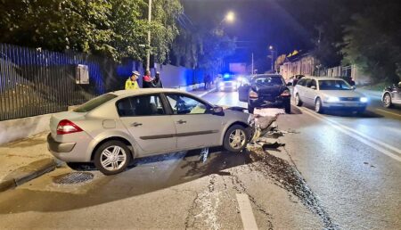 Video: Accident în Pitești – produs de un  șofer beat