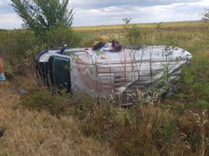 Update – Video: Accident pe Autostradă, spre Piteşti. S-a răsturnat cu maşina