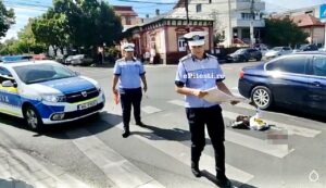 Video – Piteşti: Accident grav pe trecerea de pietoni