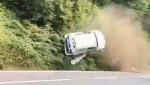 Imagini video incredibile! Accident grav la Trofeul Câmpulung!