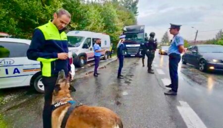 Video – Polițiști, luptători SAS și câini de urmă, acum, spre Vâlcea