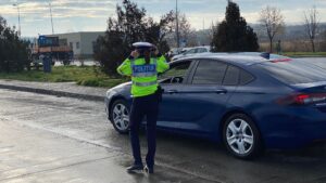 Video: Poliția, filtru pe Autostradă. Acțiune cu zeci de agenți lângă Pitești