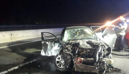 Accident teribil pe Autostrada A1, lângă Piteşti. Acul kilometrajului s-a blocat la 160