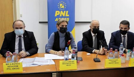 Alina Gorghiu, noua șefă a PNL Argeș, a luat în primire organizația