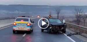 Video – Argeş: Accident în lanţ cu 12 vehicule implicate