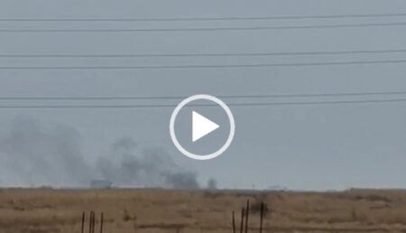 Video: Degajare mare de fum lângă Piteşti