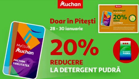 Auchan a pregătit super oferte de weekend în magazinele din Pitești