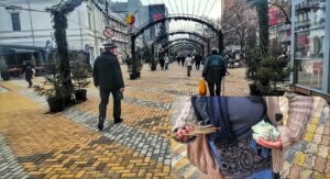 Video – Centrul Piteștiului, magnet pentru cerșetori