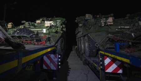 Video: Primele convoaie militare SUA au ajuns în România