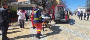 Video: Un bărbat a suferit o criză în centrul Piteştiului