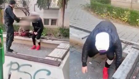 Video – Tineri puși să-și strângă resturile de pe jos în centrul Piteștiului