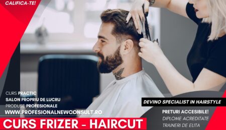 Ultimele locuri – Curs Frizer/ Barber – HairCut, în Pitești