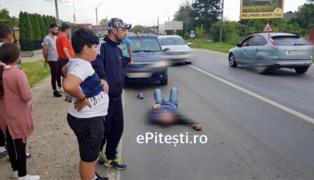 Argeș: Accident grav! Un bărbat a fost lovit de o mașină!