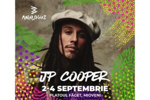 JP Cooper va urca pe scenă la Analogue Festival