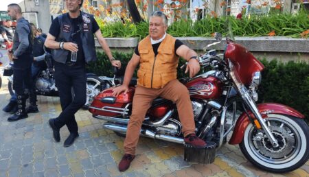 Inedit! Primar din Argeș, fost polițist, în parada Rock’N’Ride