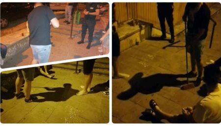 Pitești: Tineri puși la mătură de polițiștii locali