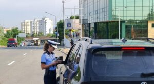 Șoferi, pericol public în Pitești: Unul prins cu peste 100 km/h, altul fără permis
