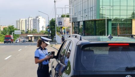 Șoferi, pericol public în Pitești: Unul prins cu peste 100 km/h, altul fără permis