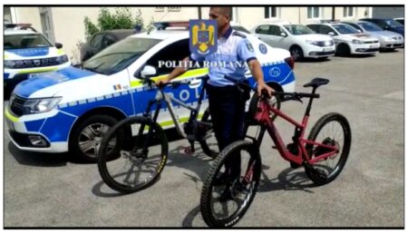 Două biciclete de 12.000 de euro furate din Germania, găsite în Pitești