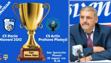 CS Dacia Mioveni 2012 își prezintă echipa de handbal, la prima ediție a Cupei ”Adrian Ștefan”