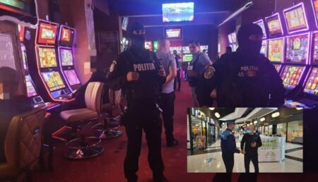 Casele de pariuri și centrele comerciale din Pitești, luate la verificat de polițiști