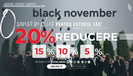“Black November” – O Lună de REDUCERI la Profesional New Consult