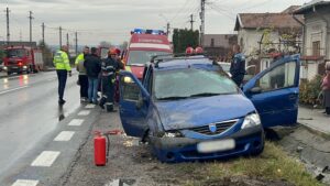 Argeș. S-a răsturnat cu mașina!