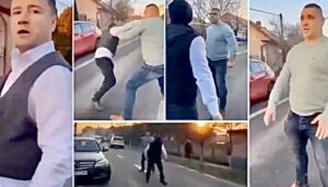 Șocant! Bătaie în plină stradă din cauza unor femei!
