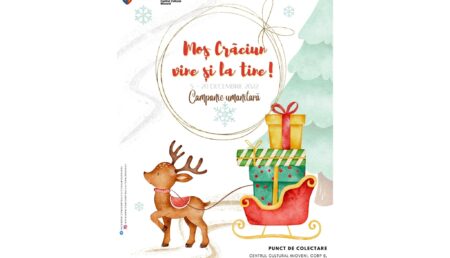 ”Moș Crăciun vine și la tine!”, campanie marca Centrul Cultural Mioveni