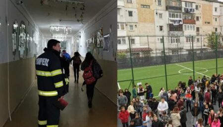 Momente de groază la o școală! Sute de elevi și profesori au fost evacuați!