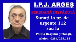 Argeș. Ce s-a întâmplat cu femeia dată dispărută