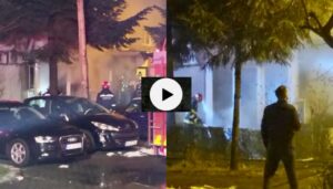 Pitești. Incendiu puternic în zona Ramada, la parterul unui bloc!