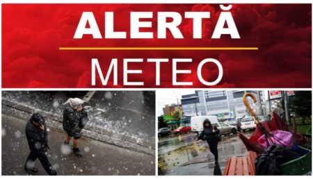 Argeș: O nouă avertizare de vreme rea! Ploi, viscol și ninsori