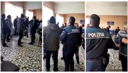 Scandal într-o primărie din Argeș! Primarul a lovit o femeie