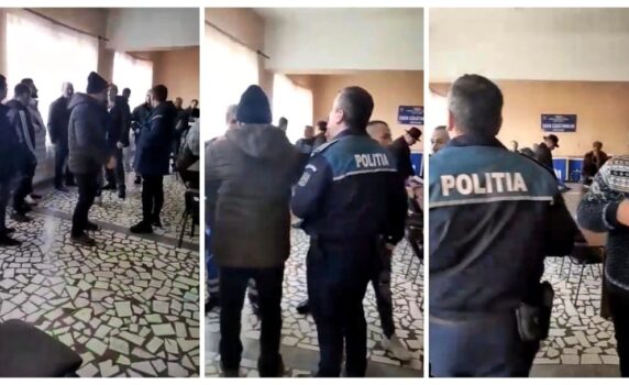 Scandal într-o primărie din Argeș! Primarul a lovit o femeie