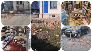 Video – Dezastru în urma cutremurului! Mai multe clădiri au fost afectate!