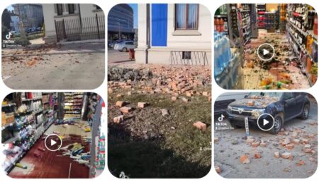 Video – Dezastru în urma cutremurului! Mai multe clădiri au fost afectate!